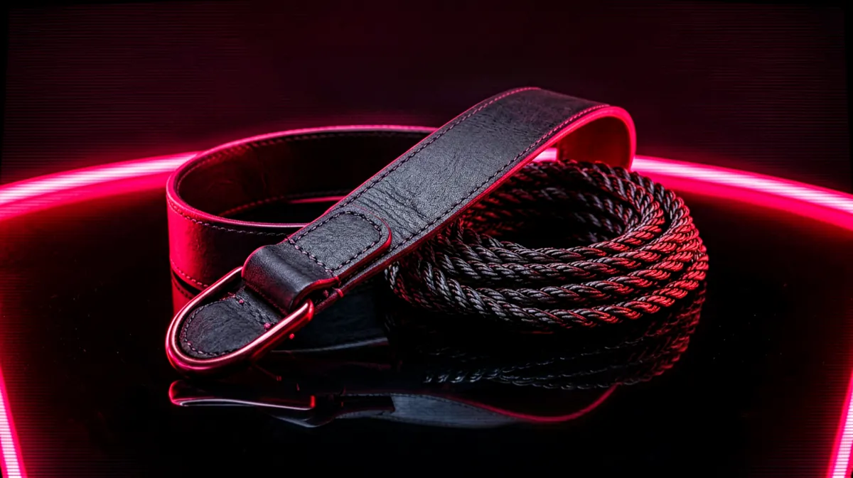 西式Bondage图库:皮革铐具与绳缚造型分类速览