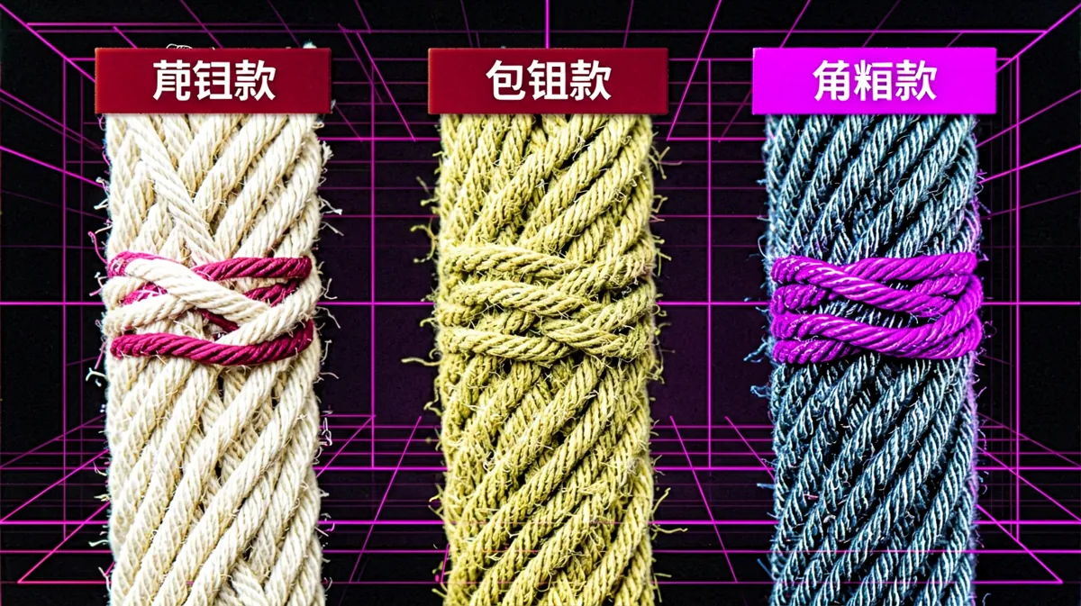 绳材选购：棉绳、日式麻绳与尼龙绳的安全性与手感对比